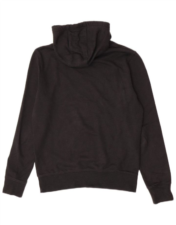 Schott Pull à capuche graphique homme petit coton noir
