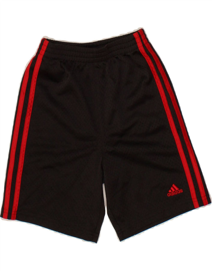 ADIDAS Boys Sport Shorts 5-6 Years Black Polyester Vintage Adidas and Second-Hand Adidas from Messina Hembry 