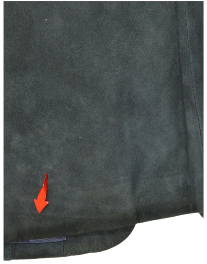 PENELOPE Femme Gilet En Daim IT 44 Bleu Moyen