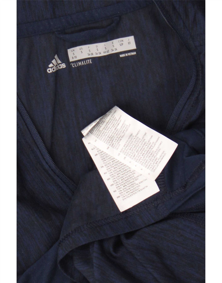 Adidas Haut de survêtement graphique pour femme UK 8/10 Petit Bleu marine