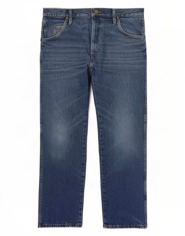 Wrangler Jean droit homme W32 L30 bleu coton