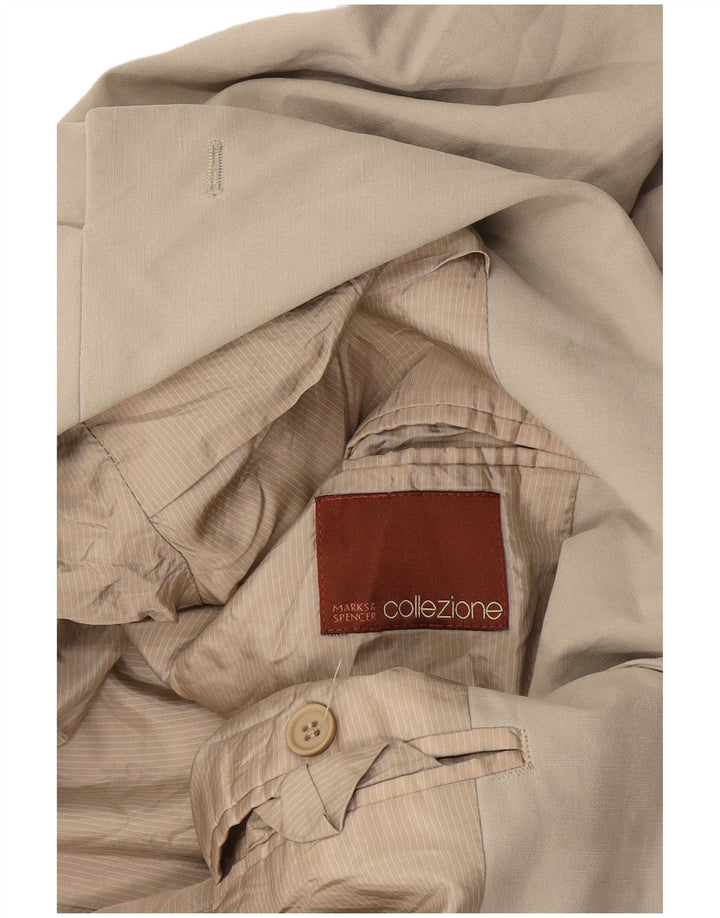 Marks & Spencer Veste blazer à 3 boutons pour homme UK 38 Beige moyen