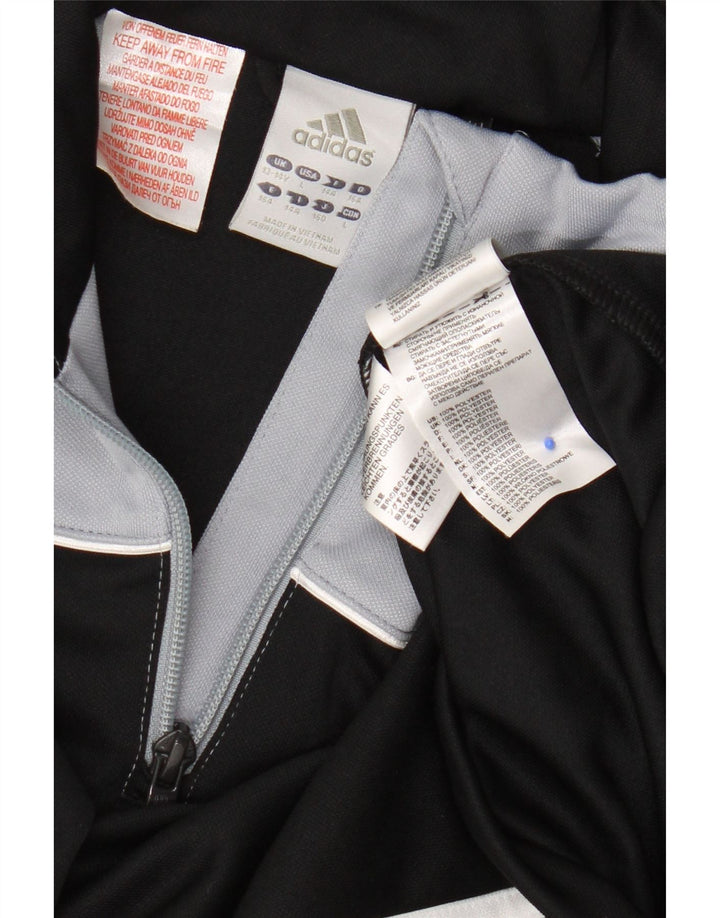 Adidas Haut de Survêtement Climalite Pullover Garçon 13-14 Ans Noir Colorblock