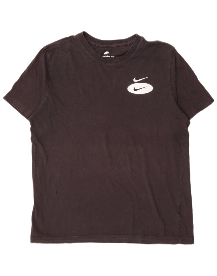 Nike T-Shirt Homme Noir Moyen Coton