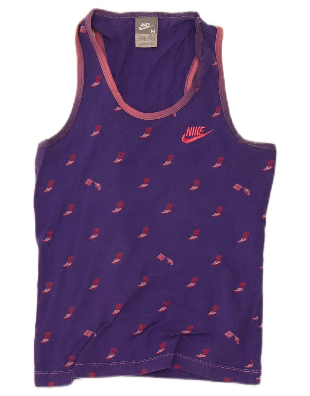 Nike Débardeur graphique pour femme UK 10/12 Violet moyen