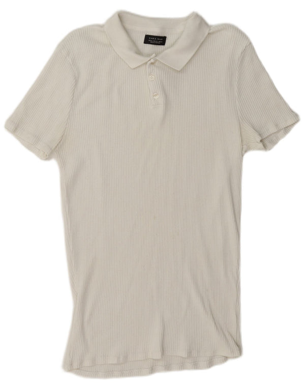Polo Homme Zara XL Blanc