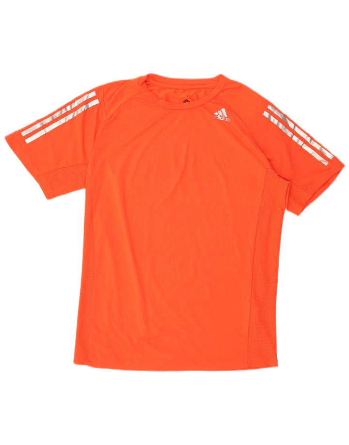 Adidas Hommes Climacool Graphic T-Shirt Haut Petit Orange Polyester