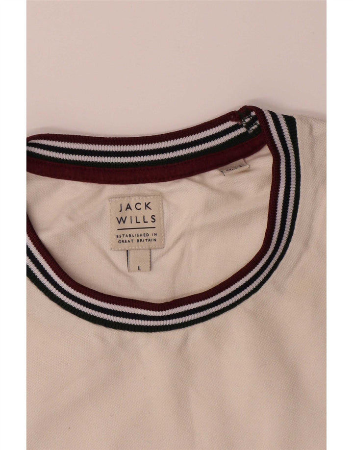 Jack Wills T-Shirt Homme Grand Blanc Coton