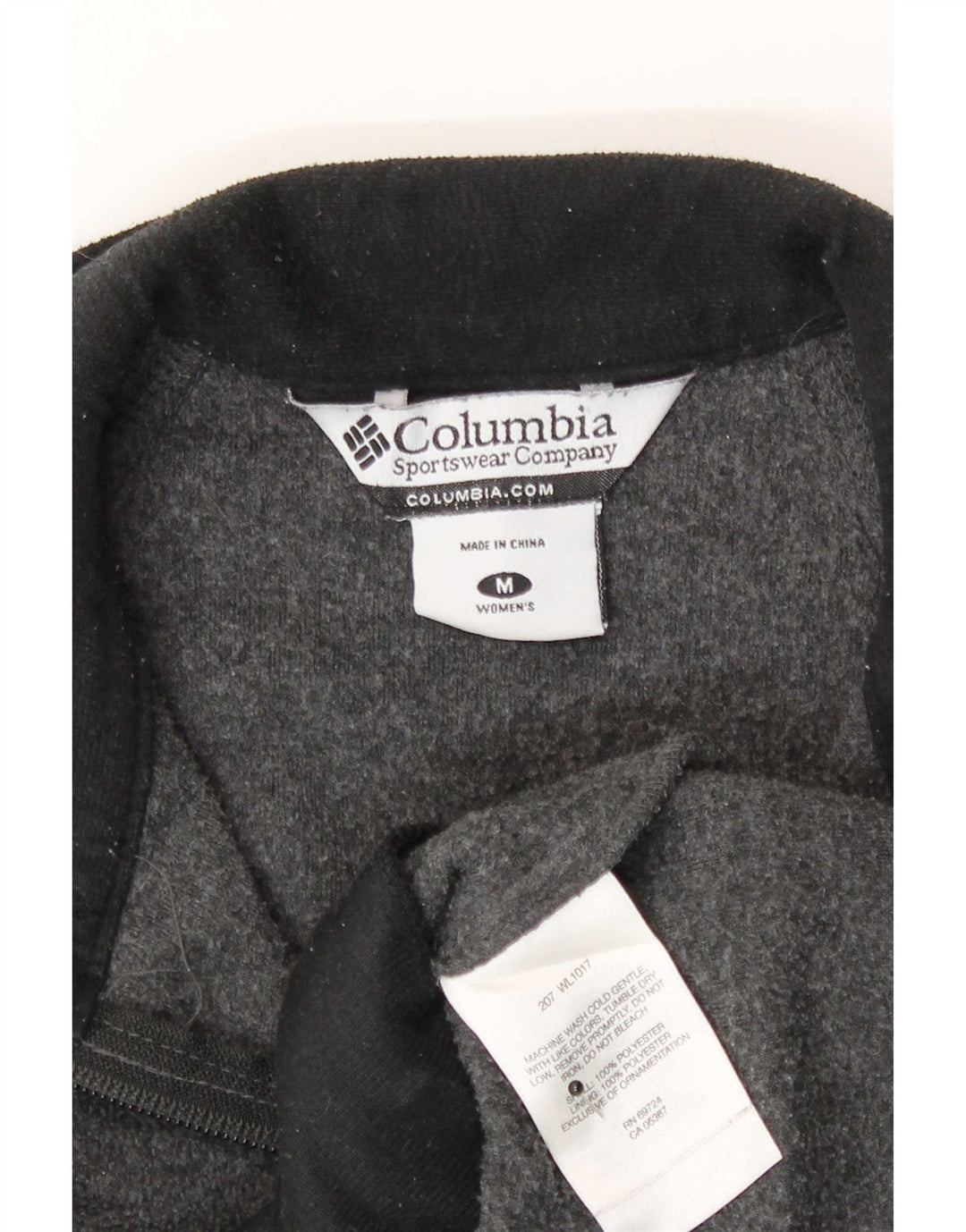 Columbia Gilet Polaire Femme UK 14 Gris Moyen Polyester