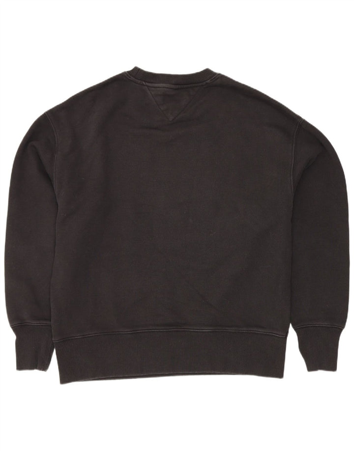 Tommy Hilfiger Sweat-shirt graphique pour homme Petit coton noir