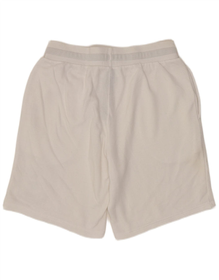 EMPORIO ARMANI Short de Sport Homme Blanc Moyen Coton