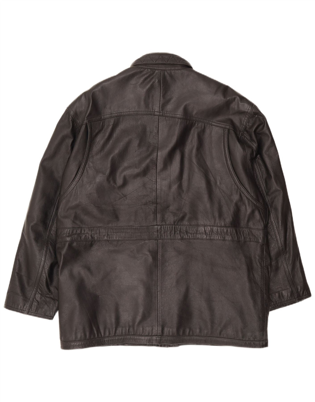 Pointers Veste en cuir pour homme UK 40 Grand cuir noir