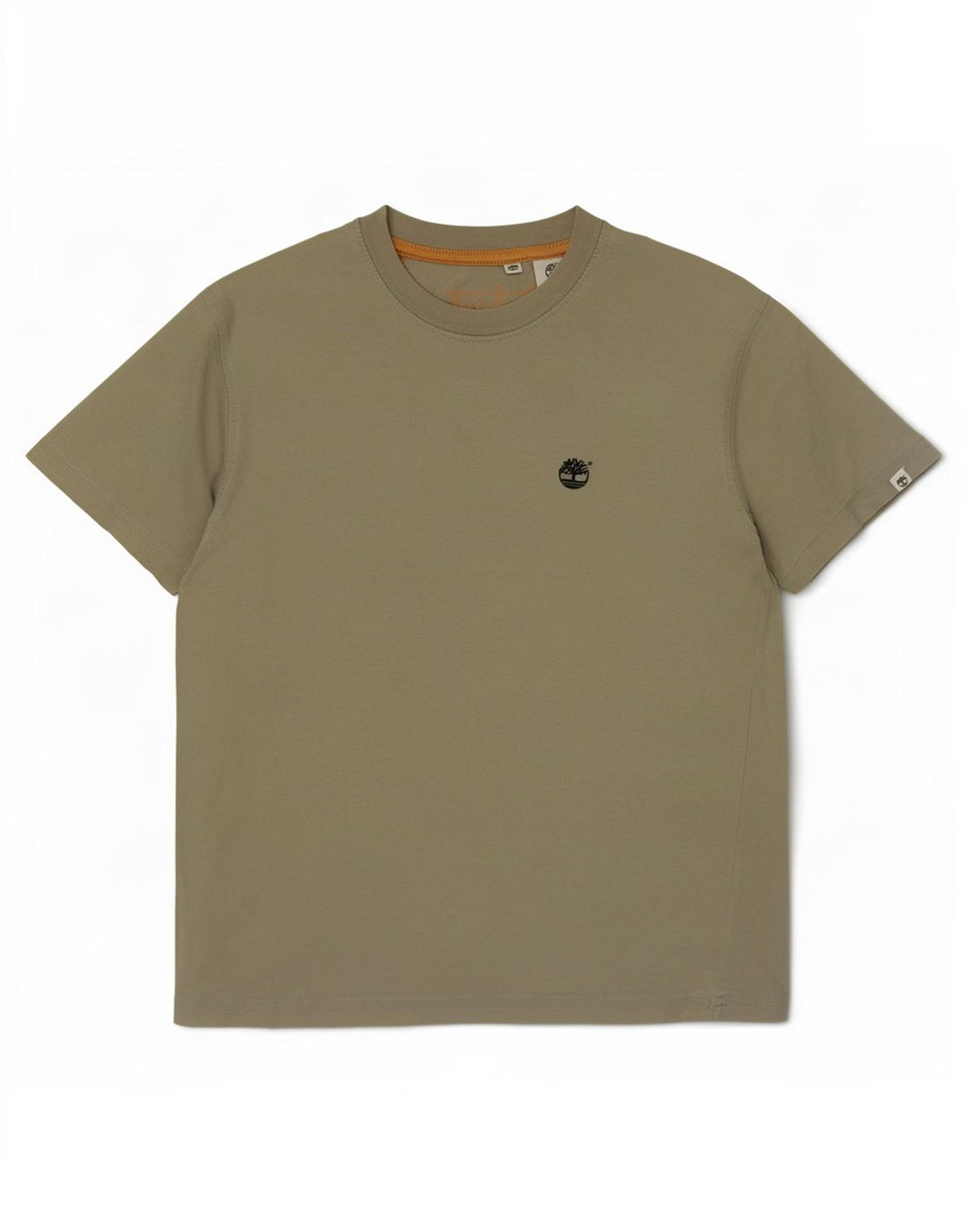 Timberland T-Shirt Graphique Homme Petit Kaki Coton