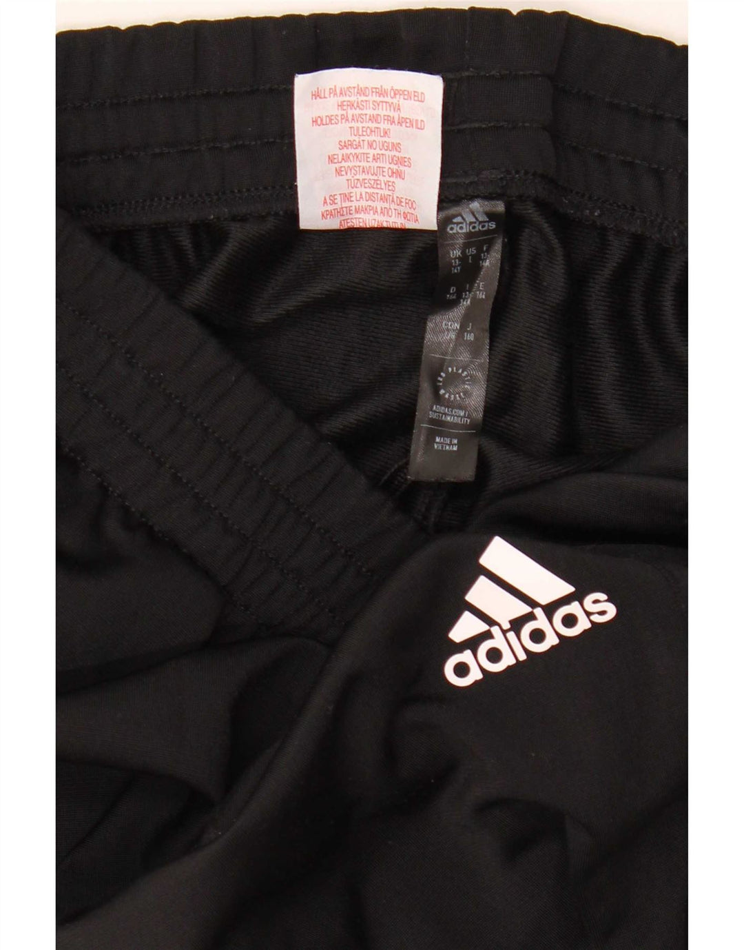 Pantalon de survêtement Adidas garçon 13-14 ans noir polyester