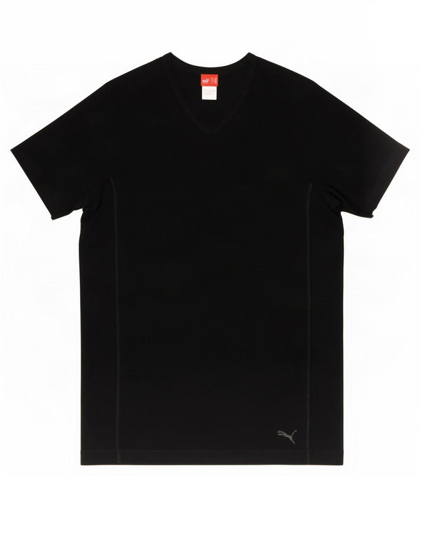Puma T-Shirt Homme Noir Moyen Coton