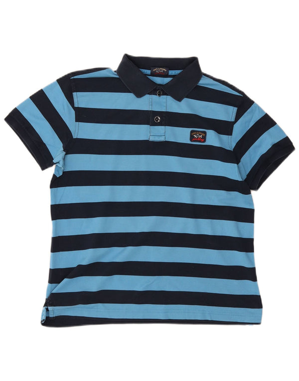 Paul & Shark Polo Homme Bleu Moyen Rayé