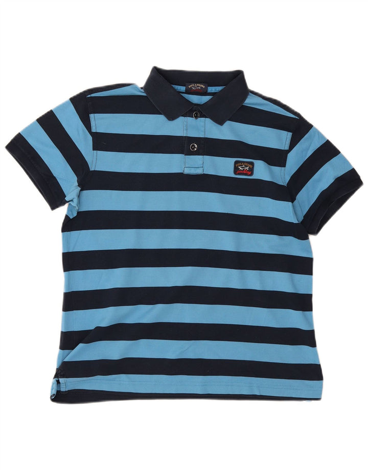 Paul & Shark Polo Homme Bleu Moyen Rayé