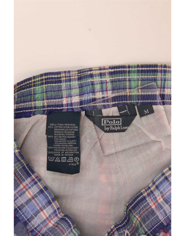 Polo Ralph Lauren Short de bain homme en coton à carreaux multicolore moyen