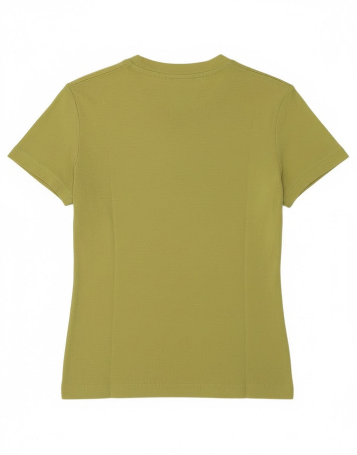 Gas T-Shirt Femme Top UK 12 Coton Vert Moyen