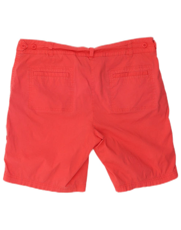 Nautica Short Chino Femme US 10 Large W32 Coton Rose