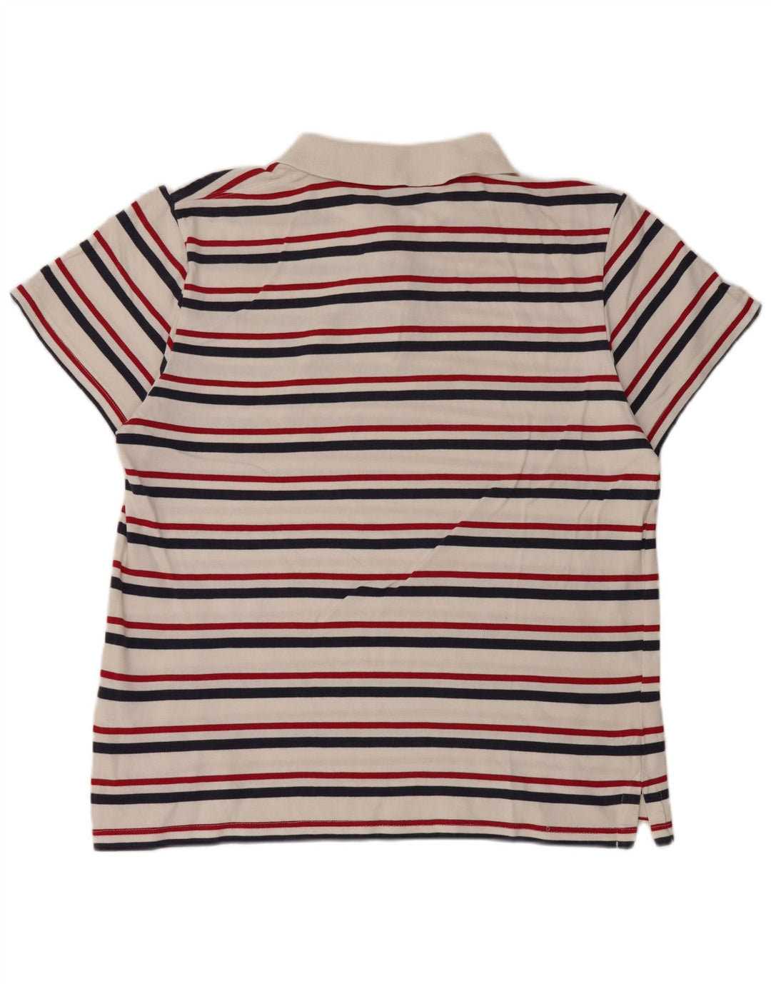 WRANGLER Polo Homme 2XL Blanc Rayé Coton