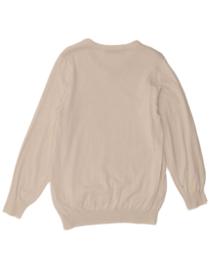 Trussardi Pull Col V Pull XS Blanc |
