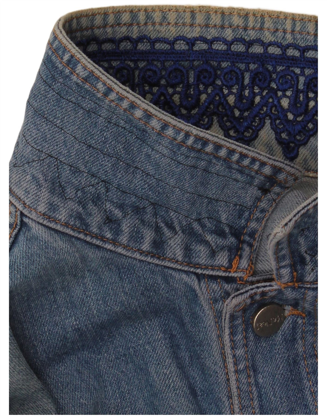 MC Neal Veste en jean pour femme UK 20 2XL Bleu