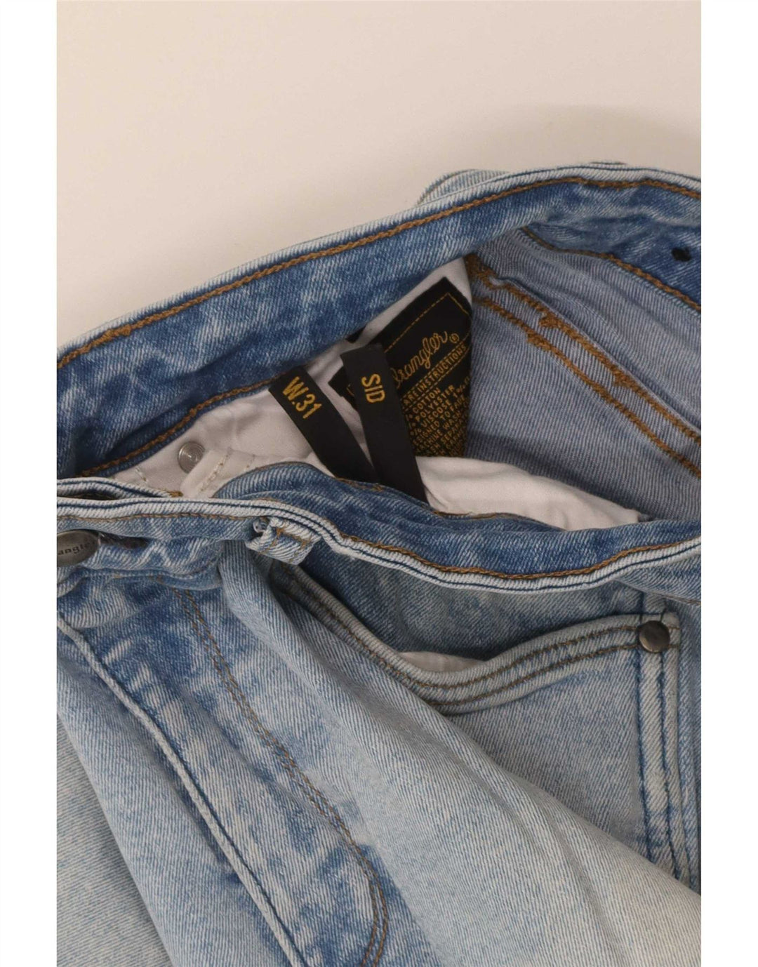 Wrangler Jean Skinny Sid Homme W31 L29 Bleu Coton
