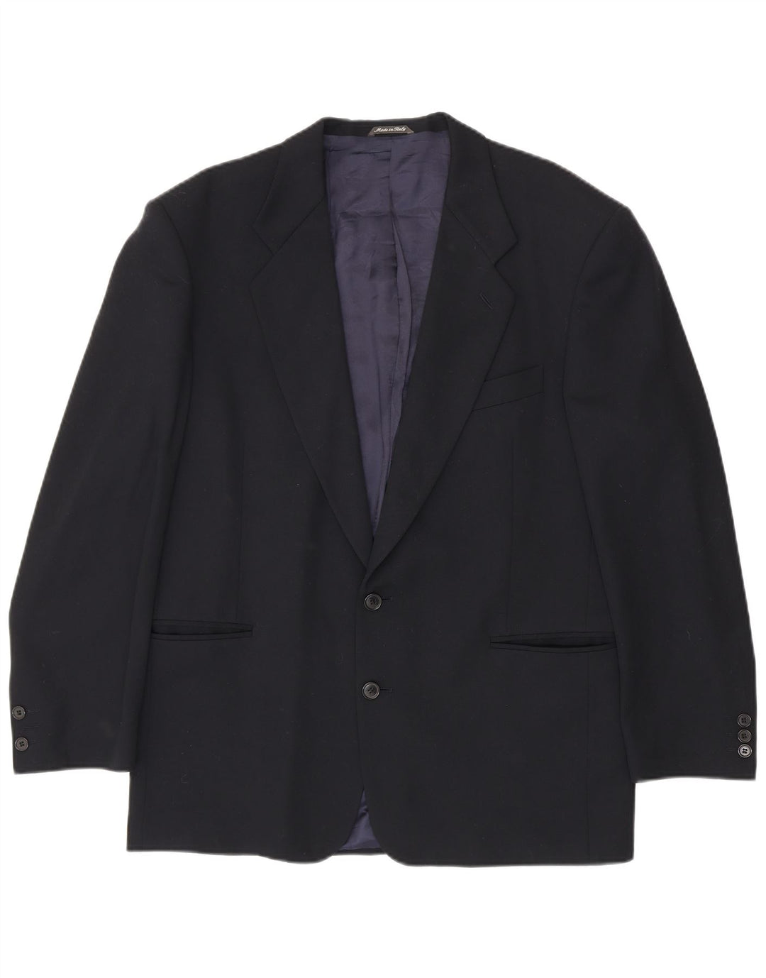 Ferre Veste blazer à 2 boutons pour homme UK 38 Bleu marine moyen