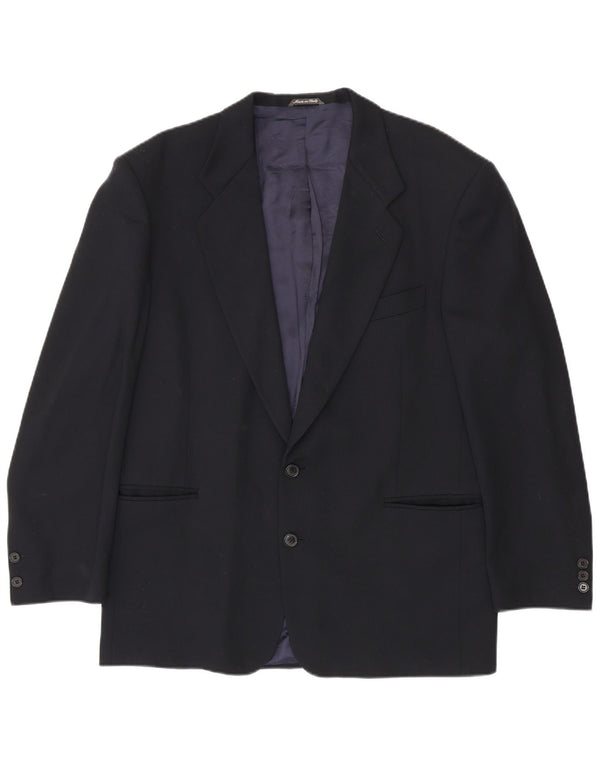 Ferre Veste blazer à 2 boutons pour homme UK 38 Bleu marine moyen