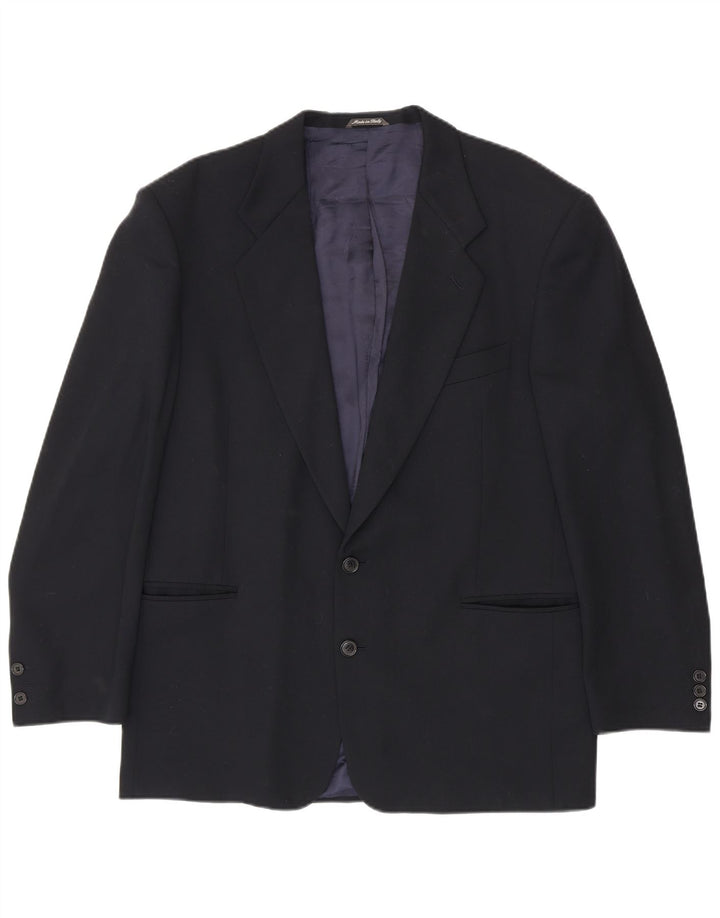 Ferre Veste blazer à 2 boutons pour homme UK 38 Bleu marine moyen