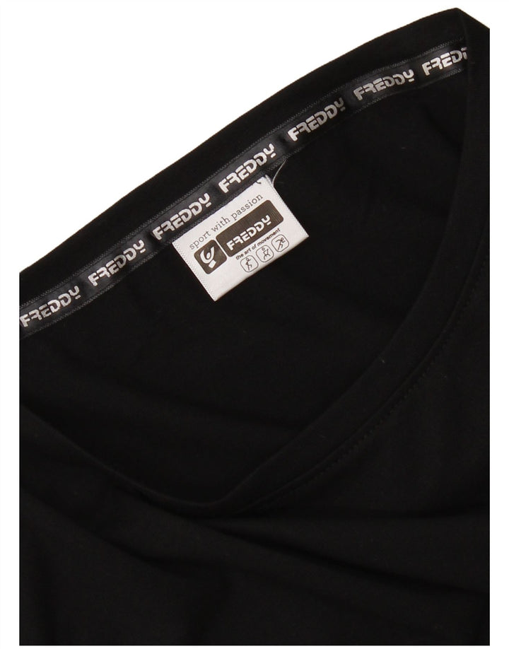 Freddy T-Shirt Femme UK 14 Medium Noir