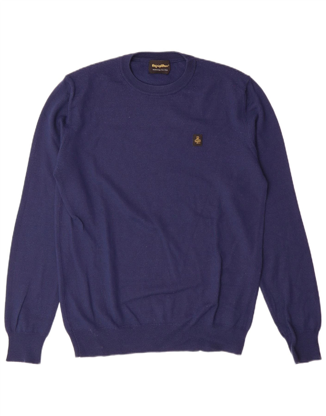 REFRIGIWEAR Pull col rond garçon 15-16 ans XL Bleu marine Laine