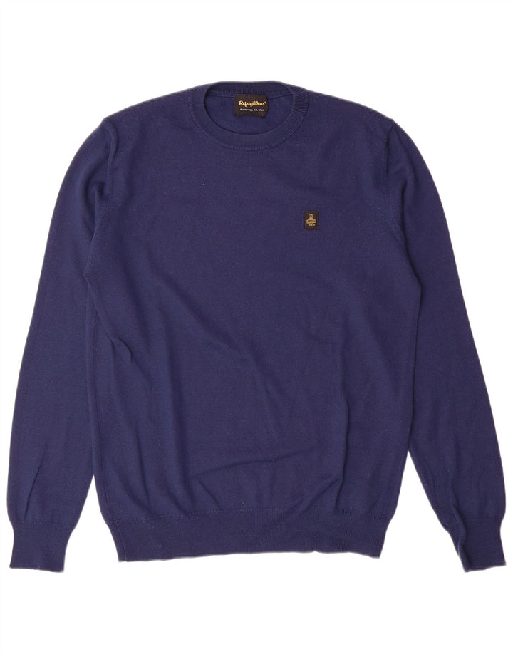 REFRIGIWEAR Pull col rond garçon 15-16 ans XL Bleu marine Laine