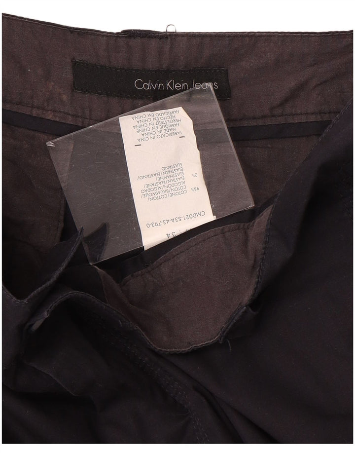 Calvin Klein Short cargo pour homme W34 en coton bleu marine Taille L