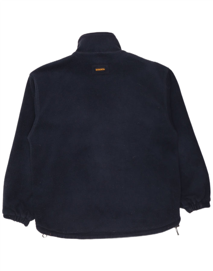 WOOLRICH Veste réversible pour homme UK 40 Large Bleu Marine Nylon