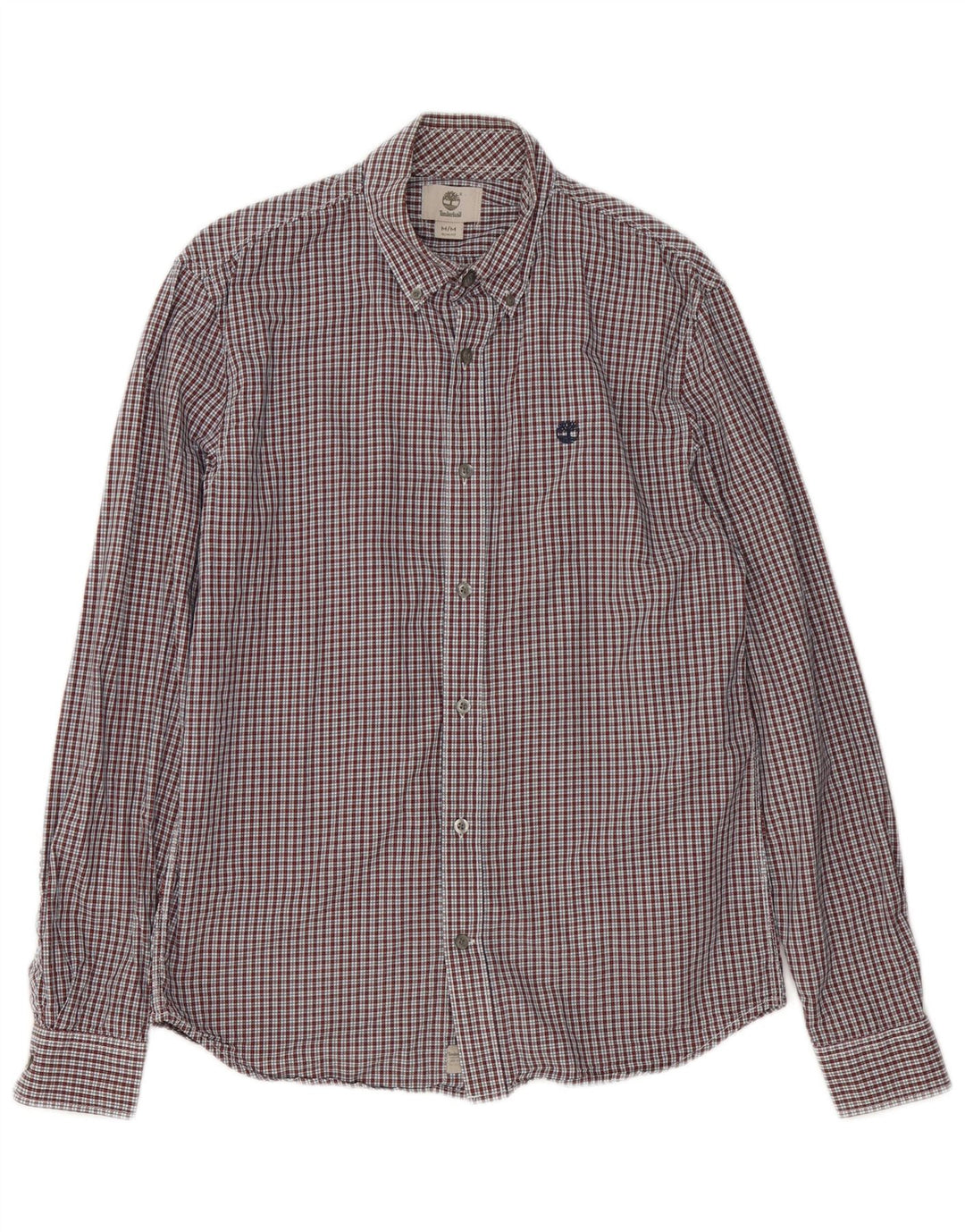 Timberland Chemise Slim Fit Homme Rouge Moyen Vichy