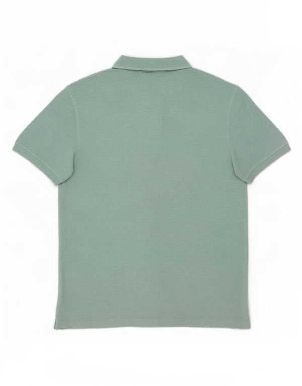Gap Polo Homme Large Vert Moucheté Coton