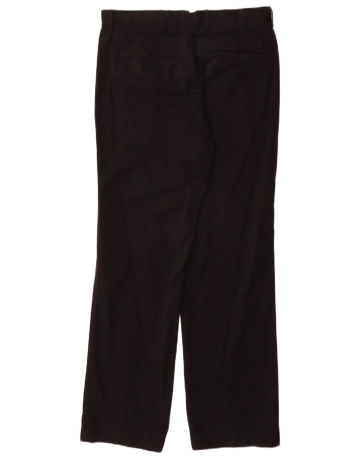 Marks & Spencer Pantalon de costume droit Blue Harbour pour homme W32 L31 Noir