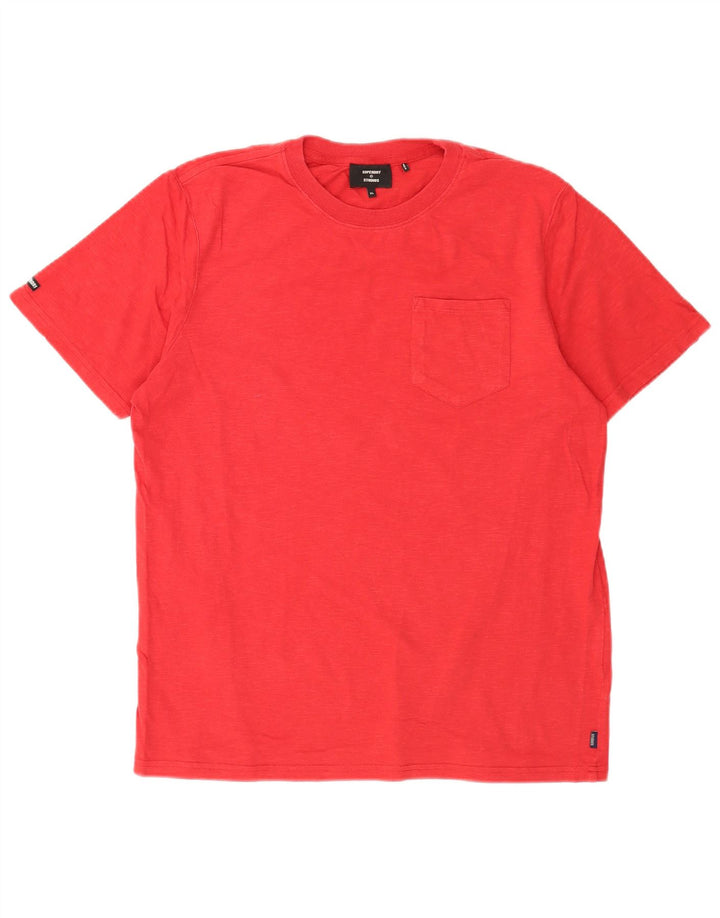 Superdry T-Shirt Regular Fit Homme Rouge XL