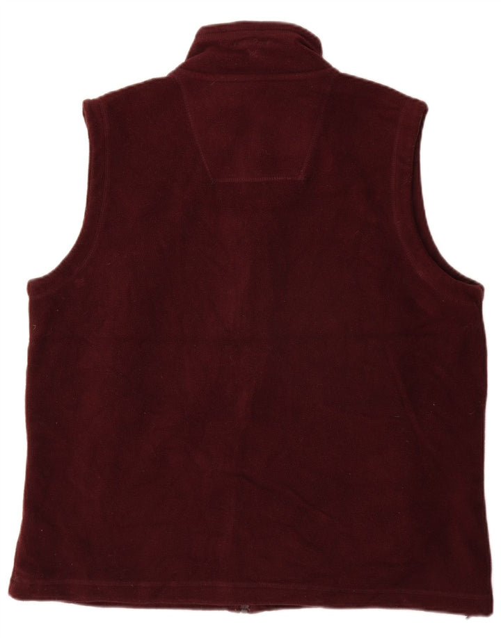 James Pringle Gilet polaire pour homme UK 38 Medium Bordeaux Polyester