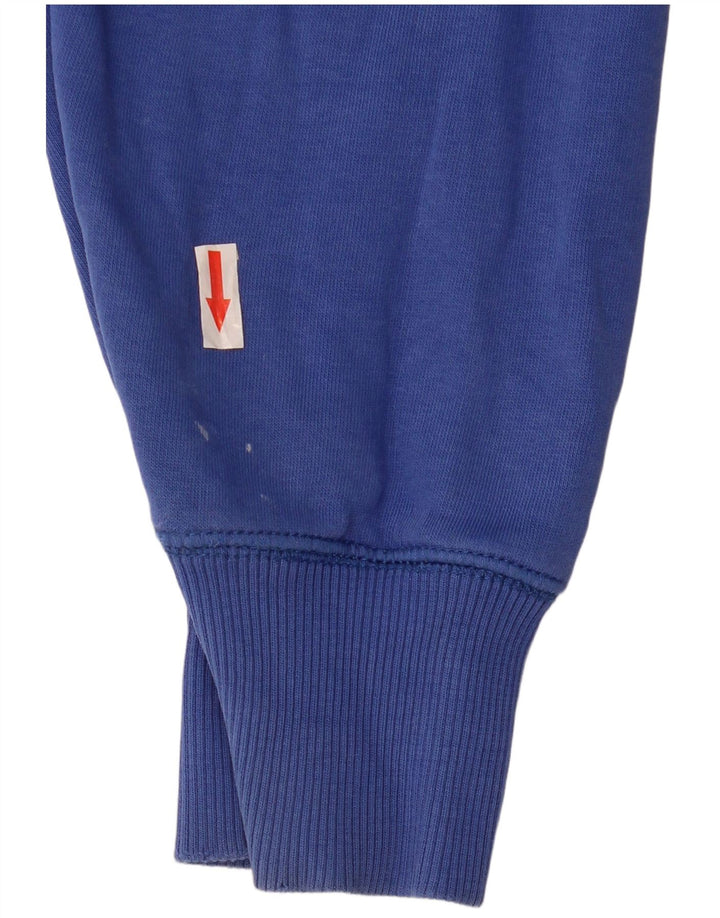 Nike Pull à capuche zippé pour homme Grand coton bleu