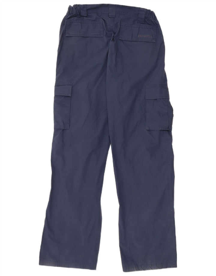 Mountain Warehouse Pantalon Cargo Droit Homme W32 L31 Bleu Marine Polyester