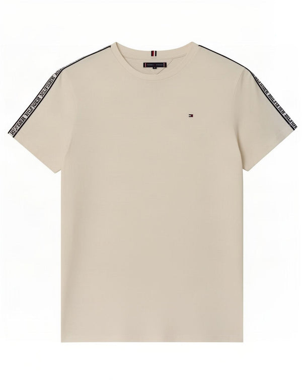 Tommy Hilfiger T-Shirt Graphique Garçon 15-16 ans Blanc Coton
