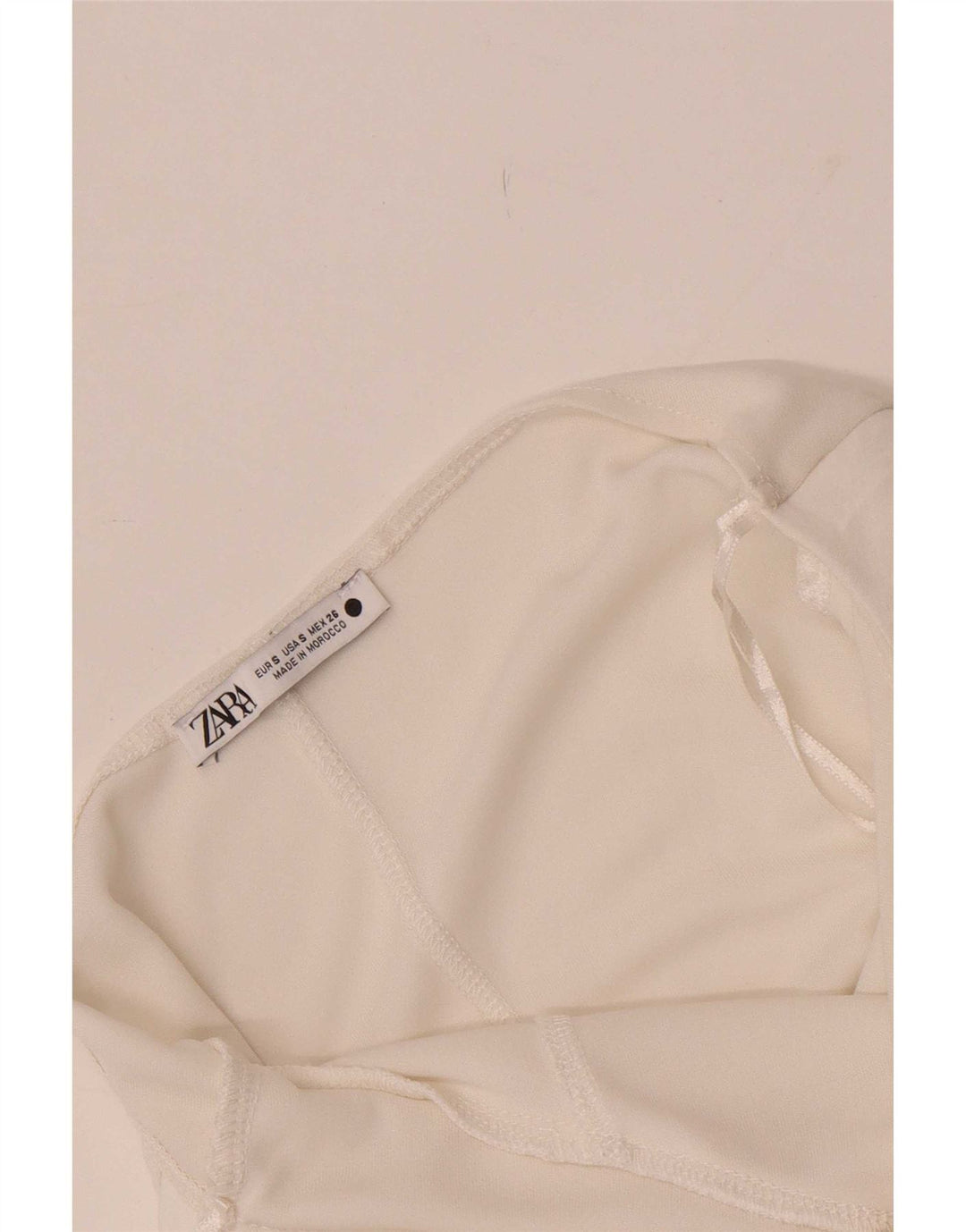 Zara Body sans manches pour femme UK 8 Small Blanc