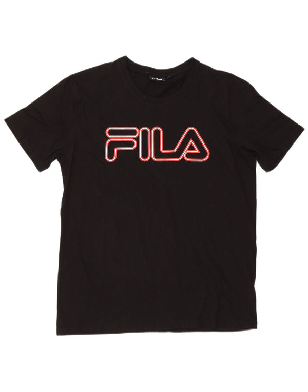 Fila T-Shirt Graphique Homme XL Noir