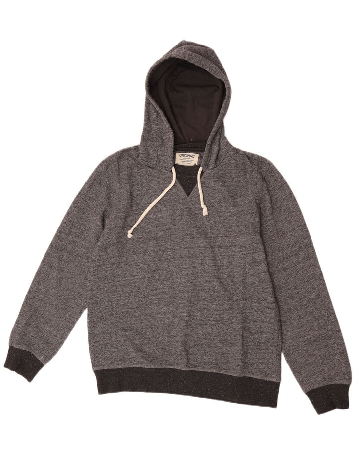 Jack & Jones Pull à capuche pour homme Large Gris Moucheté