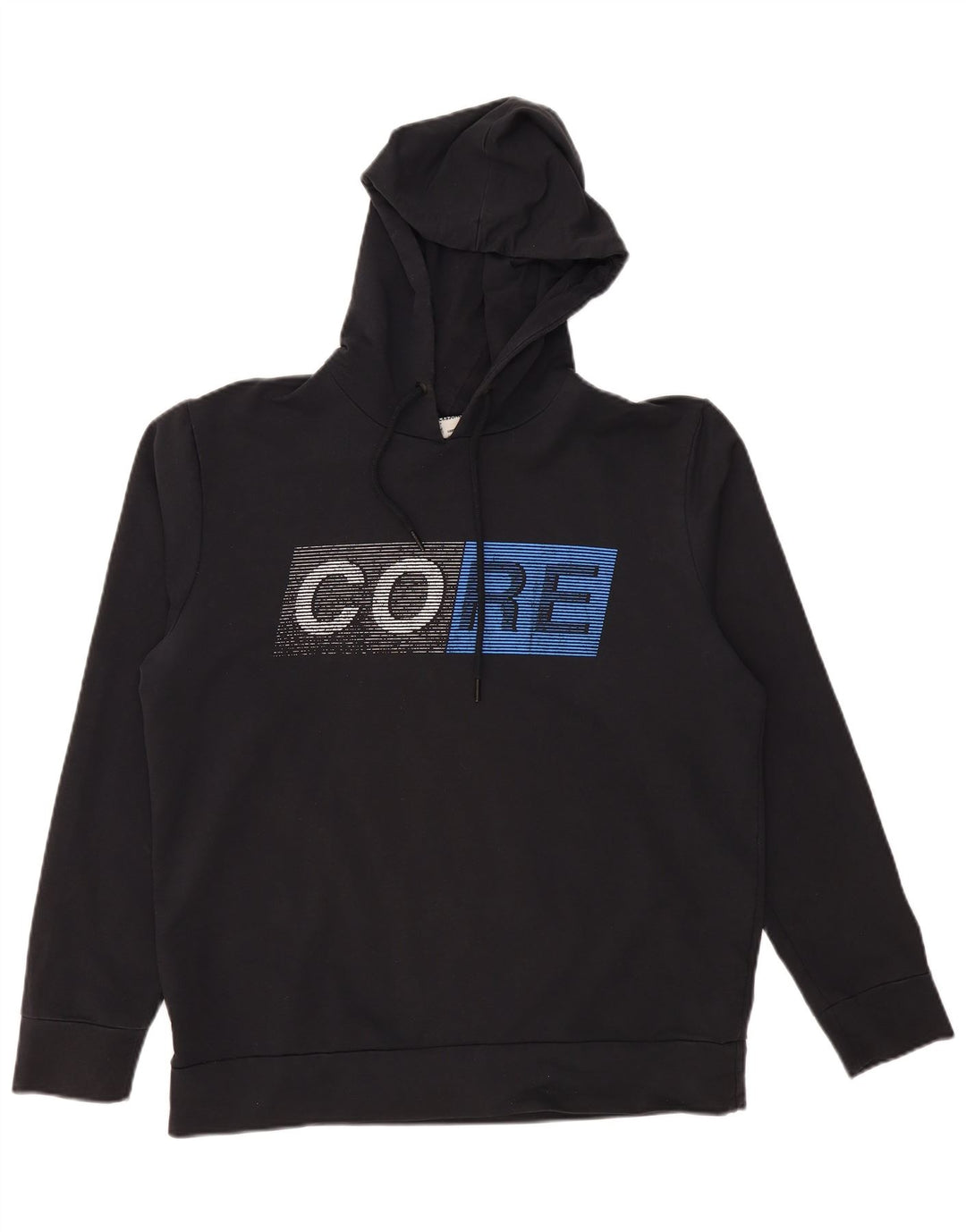 JACK & JONES Pull à Capuche Graphique Homme XL Noir Coton