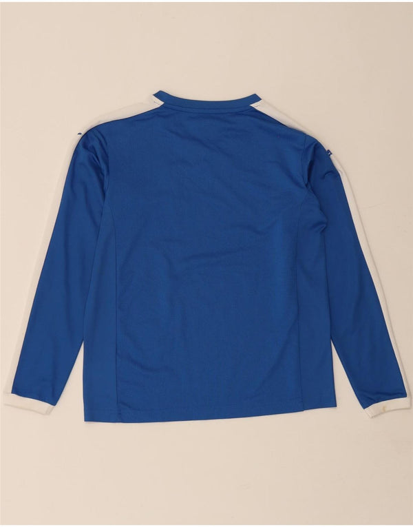 Puma Haut à Manches Longues Italia Garçon 13-14 Ans Bleu Colorblock