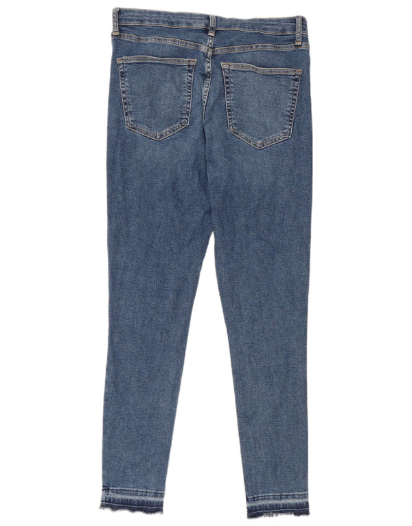 Topshop Jean Skinny Jamie W32 L27 Femme Bleu Coton